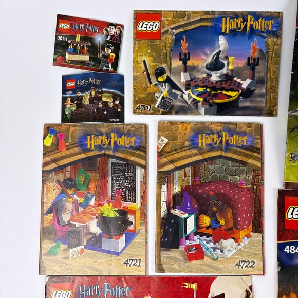 Lego Harry Potter Fantastic Beasts Lot of 16 Instruction Manuals Books READ/SEE - Picture 2 of 16